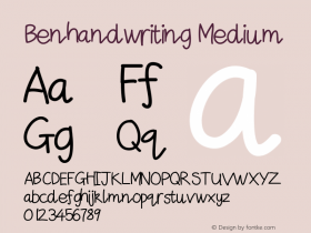 Benhandwriting