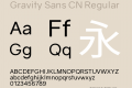 Gravity Sans CN