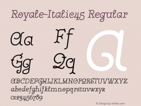 Royale-Italic45