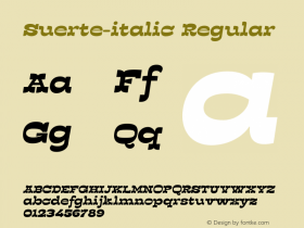 Suerte-italic