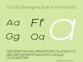 VVDS Benigne Sans