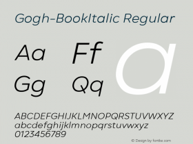 Gogh-BookItalic