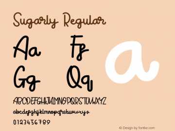 Life Sugarly Font Family