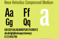 Neue Helvetica Compressed