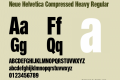 Neue Helvetica Compressed Heavy