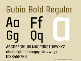 Gubia Bold