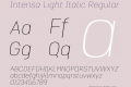 Intensa Light Italic