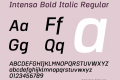 Intensa Bold Italic