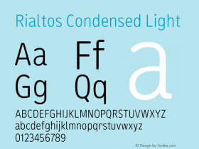 Rialtos Condensed