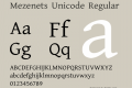 Mezenets Unicode