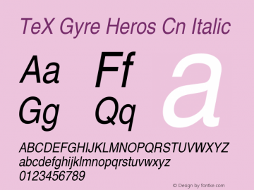 TeX Gyre Heros Cn