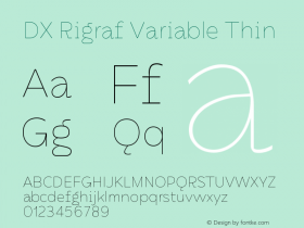 DX Rigraf Variable