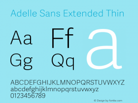 Adelle Sans Extended