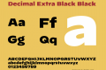 Decimal Extra Black