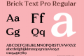 Brick Text Pro