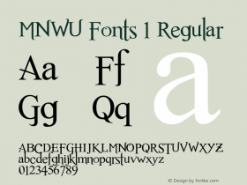 MNWU Fonts 1