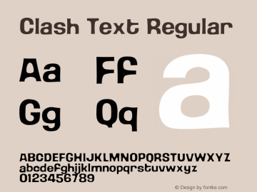 Clash Text