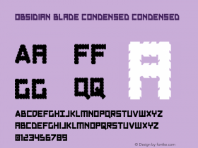 Obsidian Blade Condensed