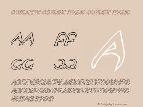Oubliette Outline Italic
