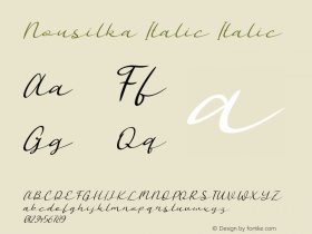 Nousilka Italic