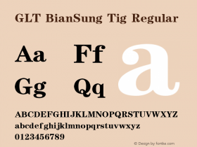 GLT BianSung Tig