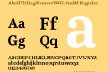 AbrilTitlingNarrowW05-SmBd