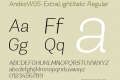 AndesW05-ExtraLightItalic