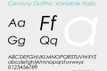 Century Gothic Variable