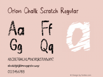 Orion Chalk Scratch