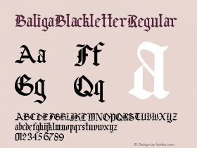 Baliga Blackletter