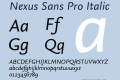 Nexus Sans Pro