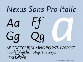 Nexus Sans Pro