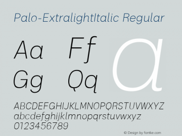 Palo-ExtralightItalic