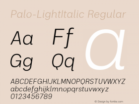 Palo-LightItalic