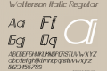 Walterson Italic