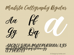 Madista Calligraphy
