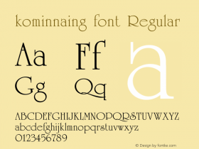 kominnaing font