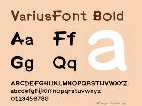 VariusFont