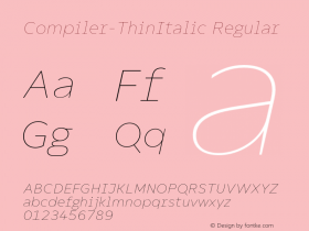 Compiler-ThinItalic