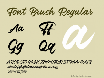 Font Brush