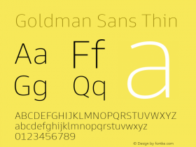 Goldman Sans