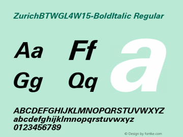 ZurichBTWGL4W15-BoldItalic