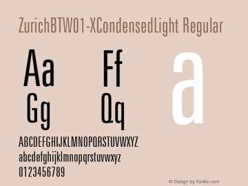 ZurichBTW01-XCondensedLight