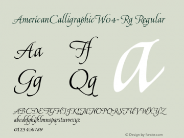 AmericanCalligraphicW04-Rg