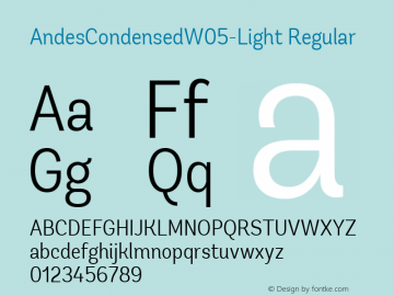 AndesCondensedW05-Light