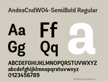 AndesCndW04-SemiBold