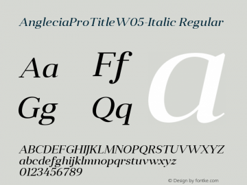 AngleciaProTitleW05-Italic