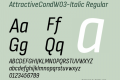 AttractiveCondW03-Italic