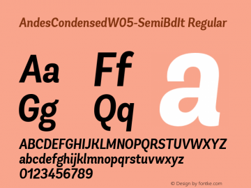 AndesCondensedW05-SemiBdIt