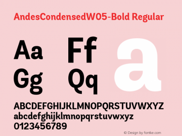 AndesCondensedW05-Bold